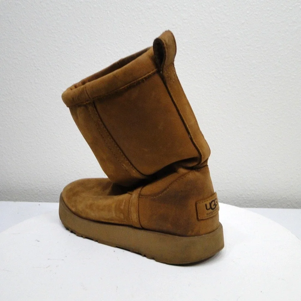 UGG Adirondack Boot III Pull-On Waterproof Winter Boots Chestnut Brown 1017509 8